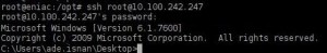 Akses Windows dengan SSH